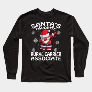 Santas Favorite Rural Carrier Associate Christmas Long Sleeve T-Shirt